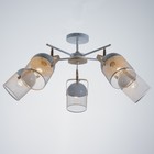 Люстра "Бирасо" 5x60Вт E27 белый-золото 58х58х40 см.  Модель GMV-0263 - фото 22343085