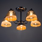 Люстра "Мирна" 5хЕ27 40т хром 55х55х36 см   9408340 - фото 22343146