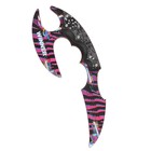Сувенирное оружие нож-керамбит «Тигр», с защитой пальцев, длина 22 см - фото 6973581