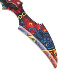 Сувенирное оружие нож-керамбит «Японский стиль», с защитой пальцев, длина 22 см - фото 7812051