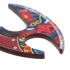 Сувенирное оружие нож-керамбит «Японский стиль», с защитой пальцев, длина 22 см - фото 7812052