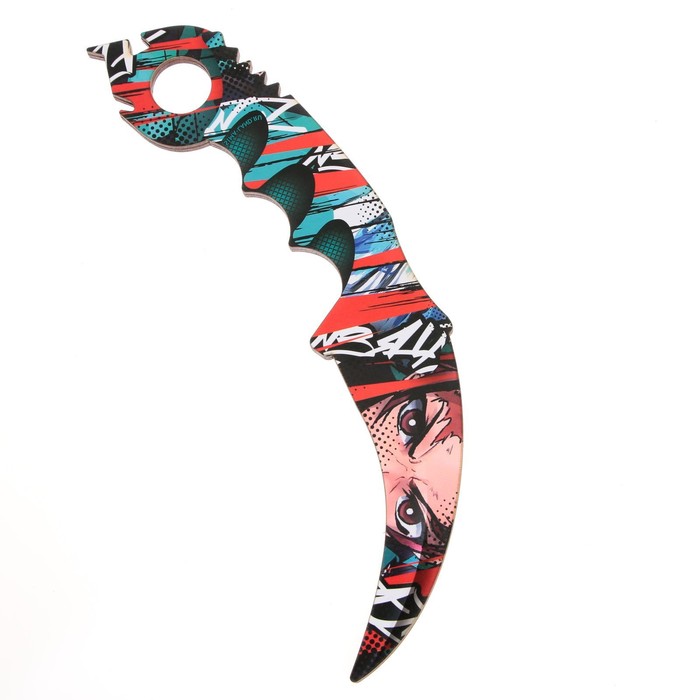 Сувенирное оружие нож-керамбит «Аниме», длина 22 см