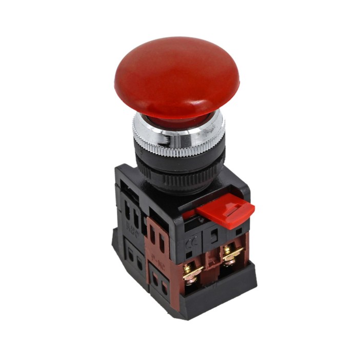 Кнопка EKF pbn-aea-r, цвет красный