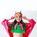 Карнавальная маска «Дракон», фетр, цвет розовый - Фото 2