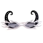 Карнавальные очки «Рога», цвет белый - Фото 2