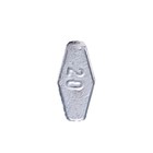Груз YUGANA, ромб плоский, скользящий, 20 г - фото 10629997
