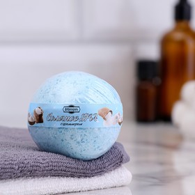 Бомбочка для ванны с шиммером 'Соляное SPA' голубая 150 г