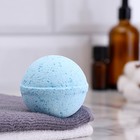 Бомбочка для ванны с шиммером "Соляное SPA" голубая 150 г - Фото 4