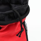 Дрессировочная сумочка для лакомств с ремнем для крепления на пояс, красная - Фото 2