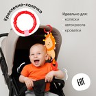 Подвеска мягкая «Хрустящий Лев Боня», прорезыватель, шуршит, на кроватку, коляску, Мякиши - Фото 3