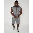 Спортивный костюм мужской, размер 52-54, цвет светло-серый - Фото 16