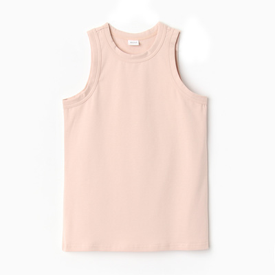 Майка женская MINAKU: Basic line, размер 48, пудровый