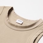 Майка женская MINAKU: Basic line, размер 44, бежевая - Фото 7