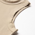 Майка женская MINAKU: Basic line цвет бежевый,р-р 48 - Фото 8