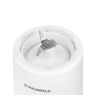 Блендер MAUNFELD MF-132W, стационарный, 300 Вт, 0.6 л, 1 скорость, белый