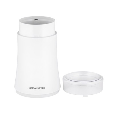 Кофемолка MAUNFELD MF-531WH, 120 Вт, 60 г, белый