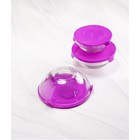 УЦНЕКА Набор стеклянных салатников с крышками Доляна «Классика», 5 предметов: 100 мл (d=9 см), 200 мл (d=10.5 см), 300 мл (d=12.5 см), 400 мл (d=16 cм), 850 мл (d=17 см) - Фото 5