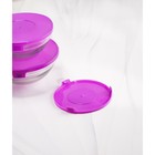 УЦНЕКА Набор стеклянных салатников с крышками Доляна «Классика», 5 предметов: 100 мл (d=9 см), 200 мл (d=10.5 см), 300 мл (d=12.5 см), 400 мл (d=16 cм), 850 мл (d=17 см) - Фото 6