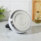 УЦЕНКА Чайник со свистком из нержавеющей стали Доляна «Сердце», 3 л, с индикатором нагрева 9824508