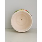 Горшок для цветов "Разноцветные цветы", керамика, 1 сорт, Иран - Фото 3