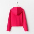 Толстовка для девочки, цвет бубль-гум, рост 152 см - фото 22345699