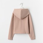 Толстовка для девочки, цвет капучино, рост 146 см - фото 22345717