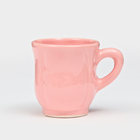 Кружка керамическая "Фарах", 200 мл, розовая, 1 сорт, Иран - фото 24318861