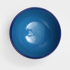 Салатник керамический "Голубой", 600 мл, микс, 1 сорт, Иран - Фото 2