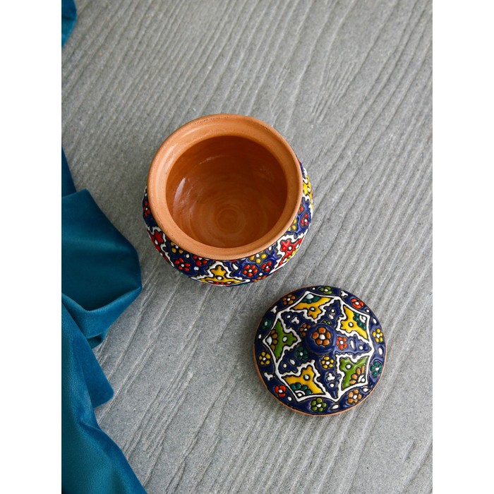 Сахарница керамическая "Персия", 300 мл, микс, 1 сорт, Иран - фото 1882737111