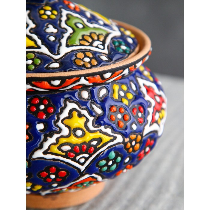 Сахарница керамическая "Персия", 300 мл, микс, 1 сорт, Иран - фото 1882737112