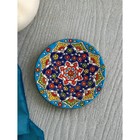 Тарелка керамическая "Персия", 16 см, микс, 1 сорт, Иран - фото 319592464