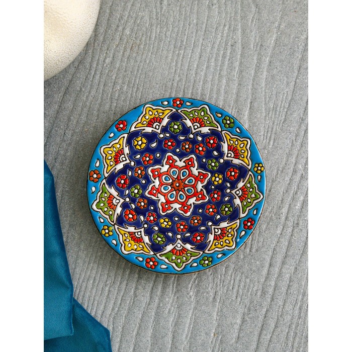 Тарелка керамическая "Персия", 16 см, микс, 1 сорт, Иран - Фото 1