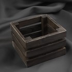 Ящик для рукоделия, деревянный, 15 × 15 × 10 см, цвет чёрный - фото 6975279
