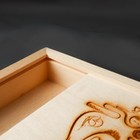 Органайзер для рукоделия «Швейная машинка», деревянный, 1 отделение, 13 × 13 × 3 см - фото 6975304