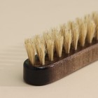Щетка для бороды, лаковая колодка, щетина кабана, 15,5×2,8×4,1 см - фото 6975324
