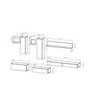 Гостиная Фрида, Белый/Цемент темный - фото 22345962