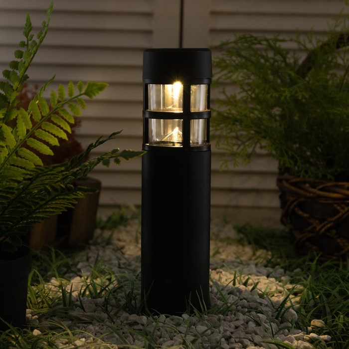 Садовый светильник «Старт» «Орион» на солнечной батарее, 7 × 39 × 7 см, свечение тёплое белое - Фото 1