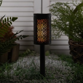 Садовый светильник «Старт» «Марокко» на солнечной батарее, 6.5 x 39 x 6.5 см, эффект пламени