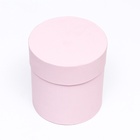 Набор круглых подарочных коробок 5 в 1 «Кофе с молоком», 20×20 ‒ 14×14 см - Фото 5