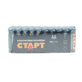 Батарейка алкалиновая СТАРТ, AA, LR6-30BOX, 1.5В, бокс, 30 шт.