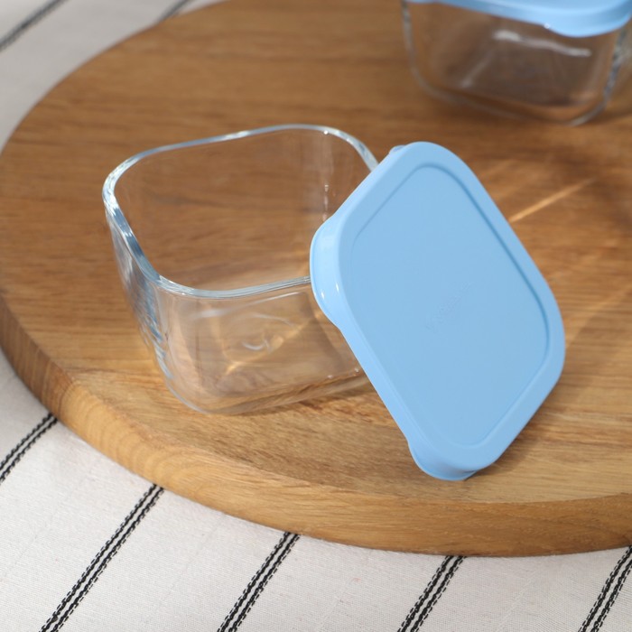 Контейнер snow box с зеленой пластиковой крышкой 250 мл. Сноу бокс. Snow box. Snow box. Pasabahce snowbox 53223.