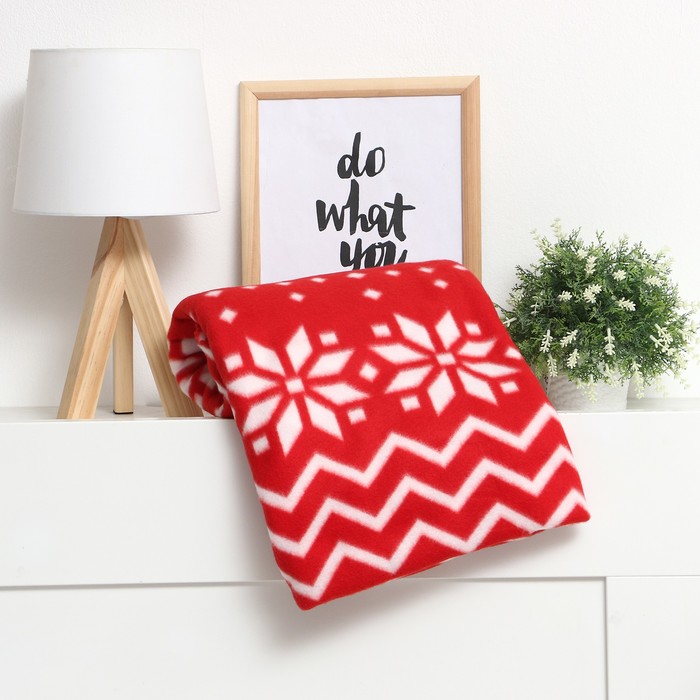 Плед Экономь и Я "Орнамент" 75*100 см, пл.160 г/м2, 100% п/э