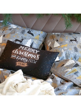 Подушка декоративная новогодняя «Этель. Christmas mood», 60×40 см