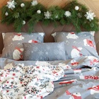 Подушка декоративная новогодняя «Этель. Снежинки», 60×40 см - Фото 2