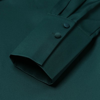 Платье мини женское MINAKU: Silk pleasure, зелёное, размер 42