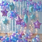 Шар фольгированный 18" «Сиреневый», звезда (комплект 5 шт) - фото 24499292