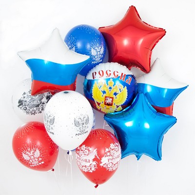 Шар фольгированный 18" «Красный», звезда