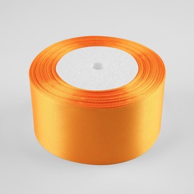 

Лента атласная, 50 мм × 30 ± 1 м, цвет ярко-жёлтый
