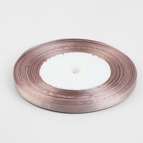 

Лента атласная, 6 мм × 30 ± 1 м, цвет розово-бежевый