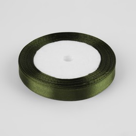 

Лента атласная, 12 мм × 23 ± 1 м, цвет хаки №110